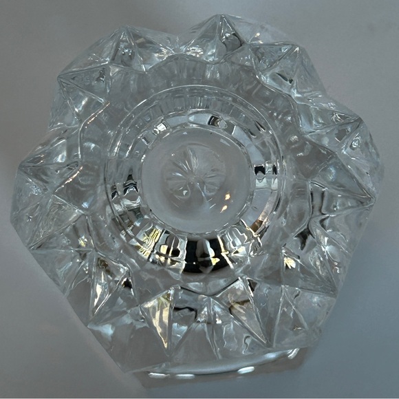 Cristal D' Arques France Genuine Lead Crystal Vase 3 1/4 inches tall - Picture 3 of 8